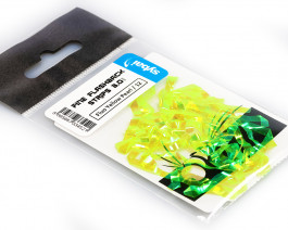 Fine FlashBack Strips, 3 mm, Fluo Yellow Pearl / 12